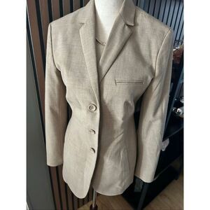 Body by Victoria Victoria’s Secret 3 bottom tan blazer size 2 office wear attire